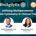 BioAgilytix banner utilizing multiparameter flow cytometry in clinical trials