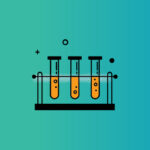 test tubes on a rack illustration