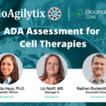 BioAgilytix banner on ADA assessment for cell therapies