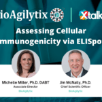 BioAgilytix banner on assessing cellular immunogencity via ELISpot